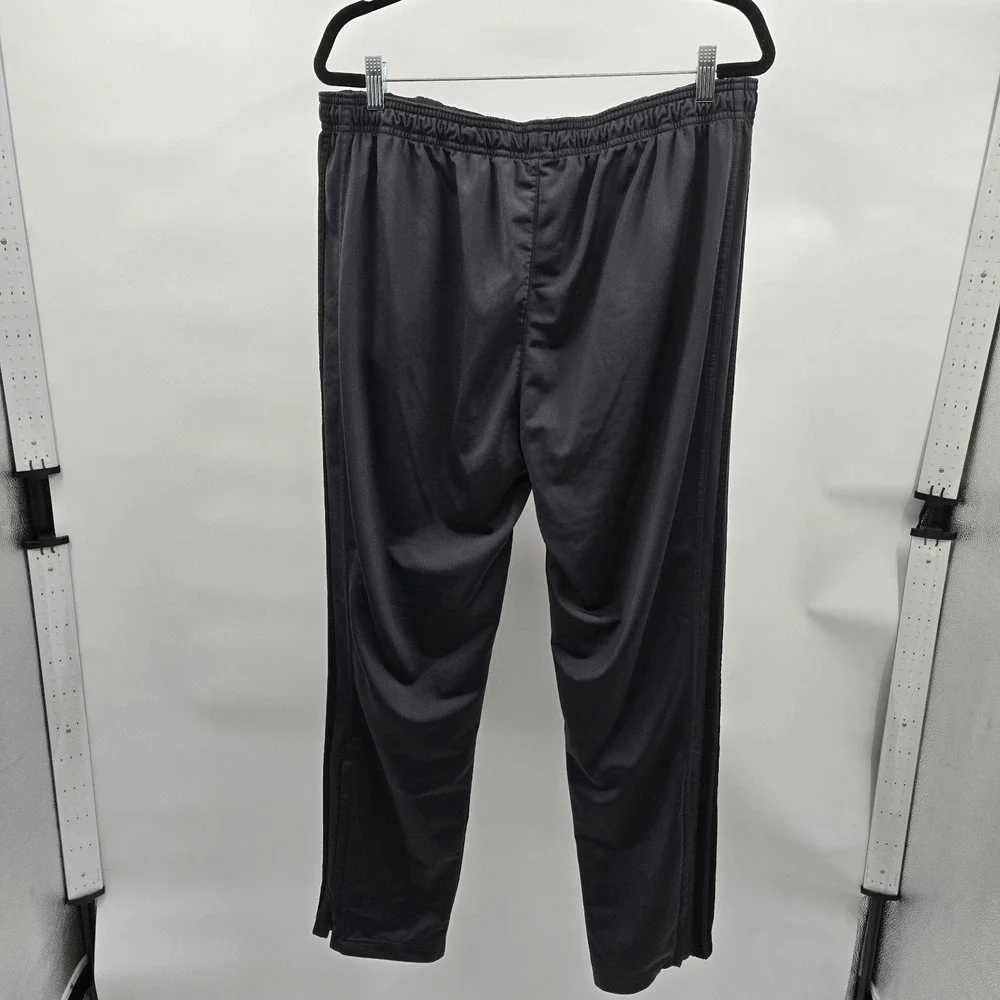 Adidas Primegreen Dark Gray 3-Stripe Track Pants Men's Size 2XL Polyester